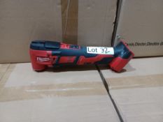 MILWAUKEE M18BMT-202C 18V 2.0AH LI-ION REDLITHIUM CORDLESS MULTI TOOL (488HY) UNCHECKED, PCK