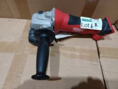 MILWAUKEE HD18AG115-0 18V LI-ION REDLITHIUM 4½" CORDLESS ANGLE GRINDER - BARE (390HP) UNCHECKED, PCK