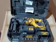 DEWALT DCH033 3KG 18V 4.0AH LI-ION XR BRUSHLESS CORDLESS SDS PLUS DRILL (675FJ) COMES COMPLETE