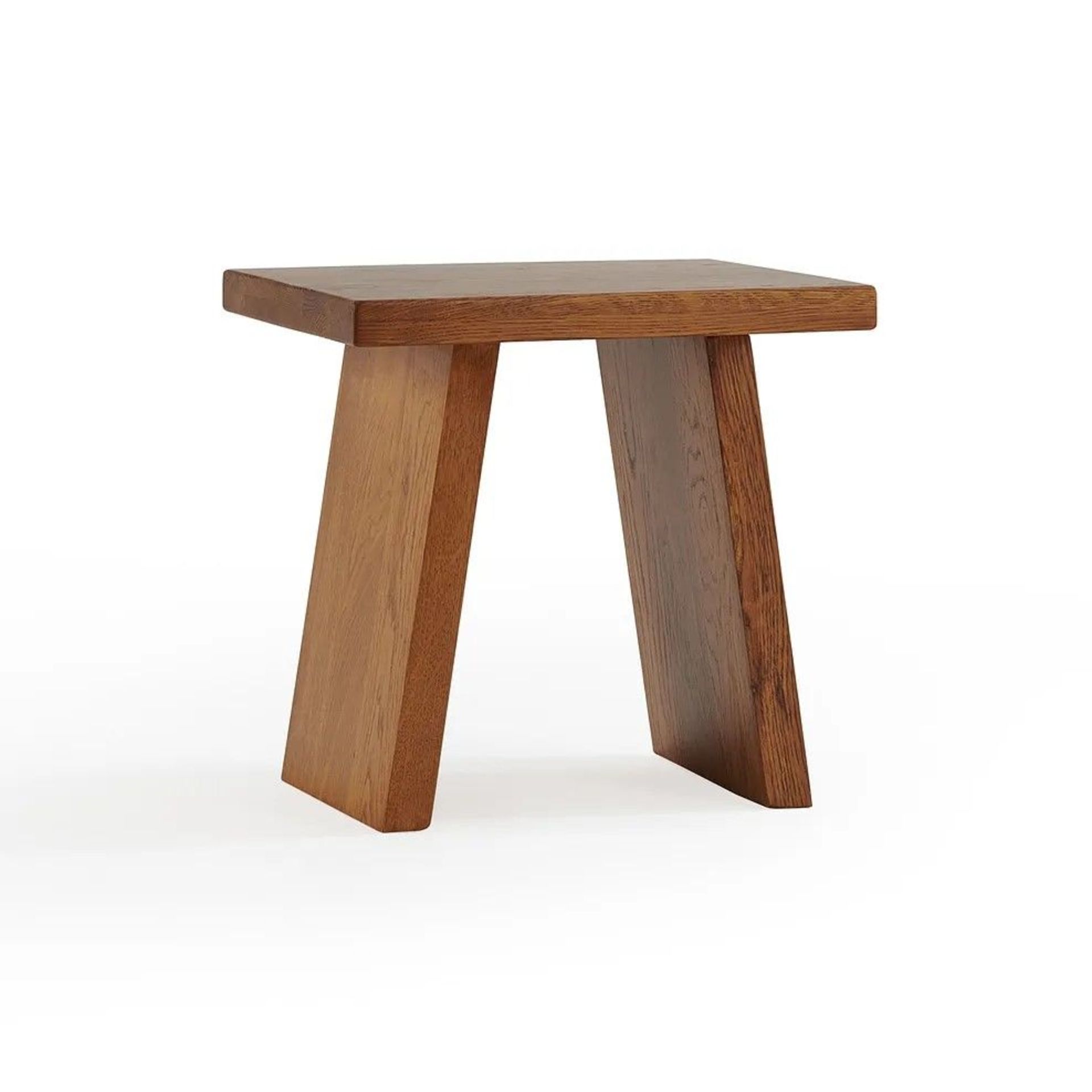 4 X NEW BOXED Rustic Solid Oak Stool. RRP £130 EACH, TOTAL RRP £520.(BEN001STR) For a more open