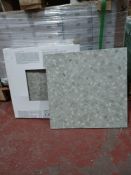 PALLET TO CONTAIN 18 PACKS OF TERAZZO GREY GLAZED PORCELAIN WALL & FLOOR TILES. 450x450MM EACH. EACH