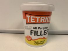 36 X NEW TETRION 600G ALL PURPOSE FILLER. TOUGH, SMOOTH & PERMANENT. FOR USE INSIDE & OUT. (ROW 10)