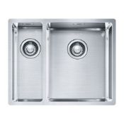 NEW BOXED LAMONA BY FRANKE Stainless Steel Inset/Undermount Sink 1.5 Bowl. SNK5835 (ROW14). RRP £