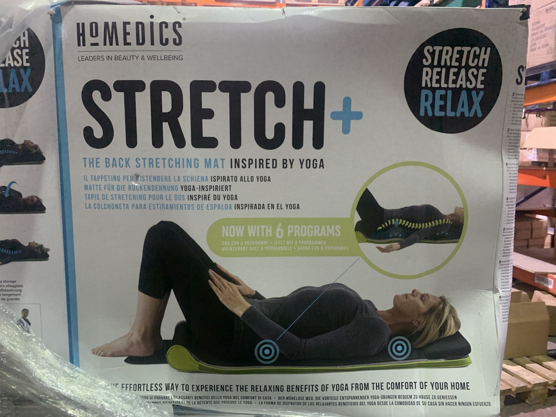 NEW BOXED HOMEDICS STRETCH+ PLUS. RRP £289.99. (ROW7) 7 precision-controlled air chambers 6