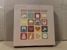 4 X BRAND NEW BODY FAT ELECTRIC BLUETOOTH SCALES RRP £70 EACH S1-2