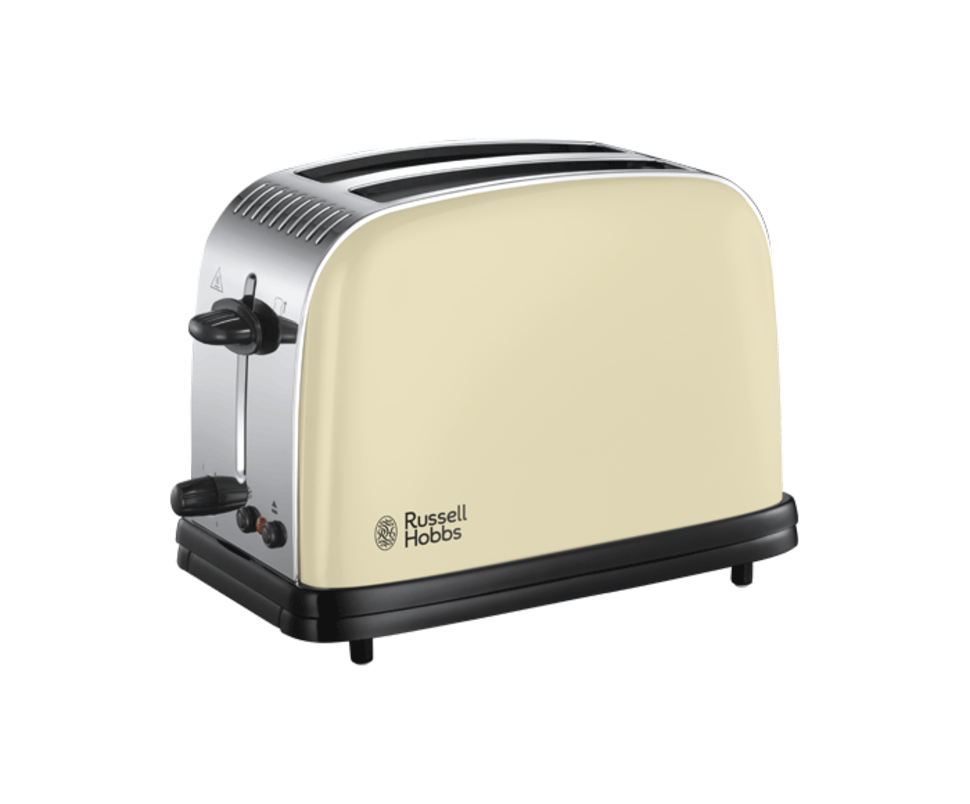 Russel Hobbs Stainless Steel 2 Slice Toaster - Cream