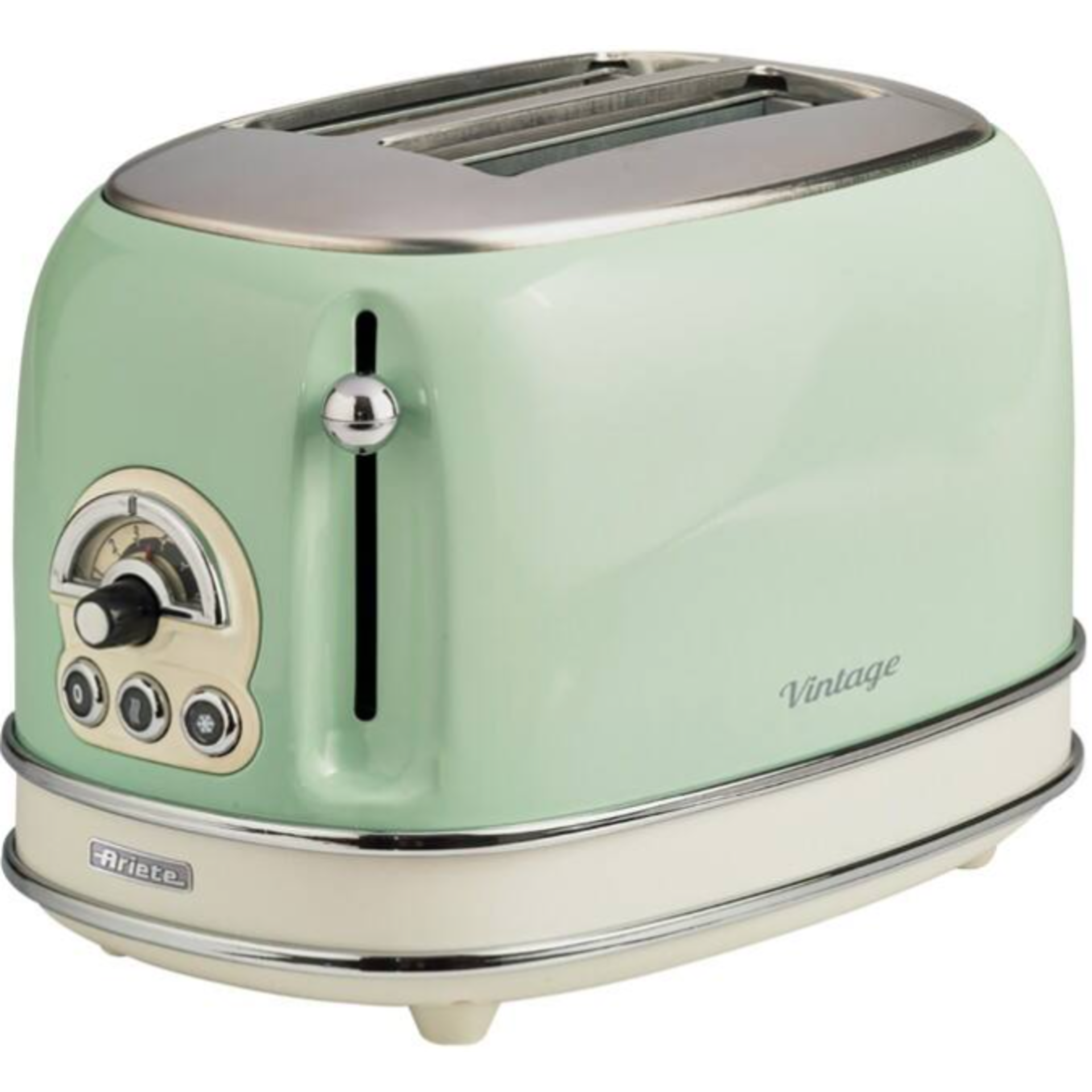 Ariete Toaster 2 Slices Stainless Steel Vintage 810W Colour May Vary