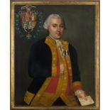 Escuela andaluza del siglo XVIII. Retrato de Francisco Treviño Calderón de la Barca con la cruz de C