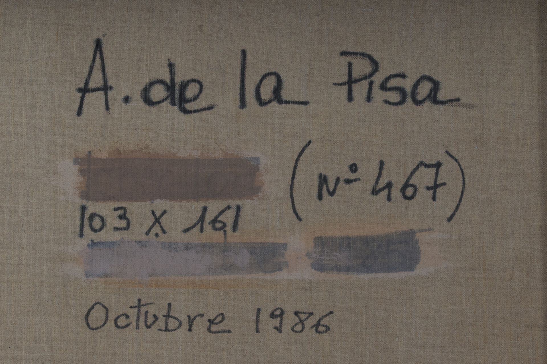 Águeda de la Pisa (Palencia, 1942) Sin título. - Image 6 of 6