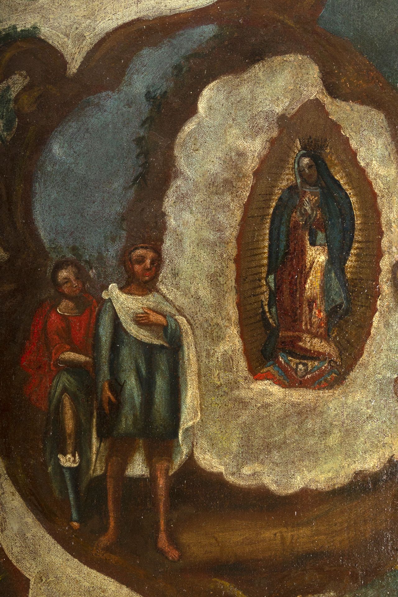 Escuela colonial, México, siglo XVIII. Virgen de Guadalupe. - Bild 8 aus 8