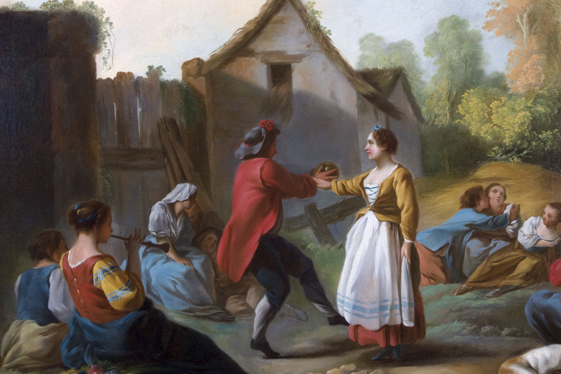 Escuela italiana del siglo XVIII. El baile. - Image 2 of 7