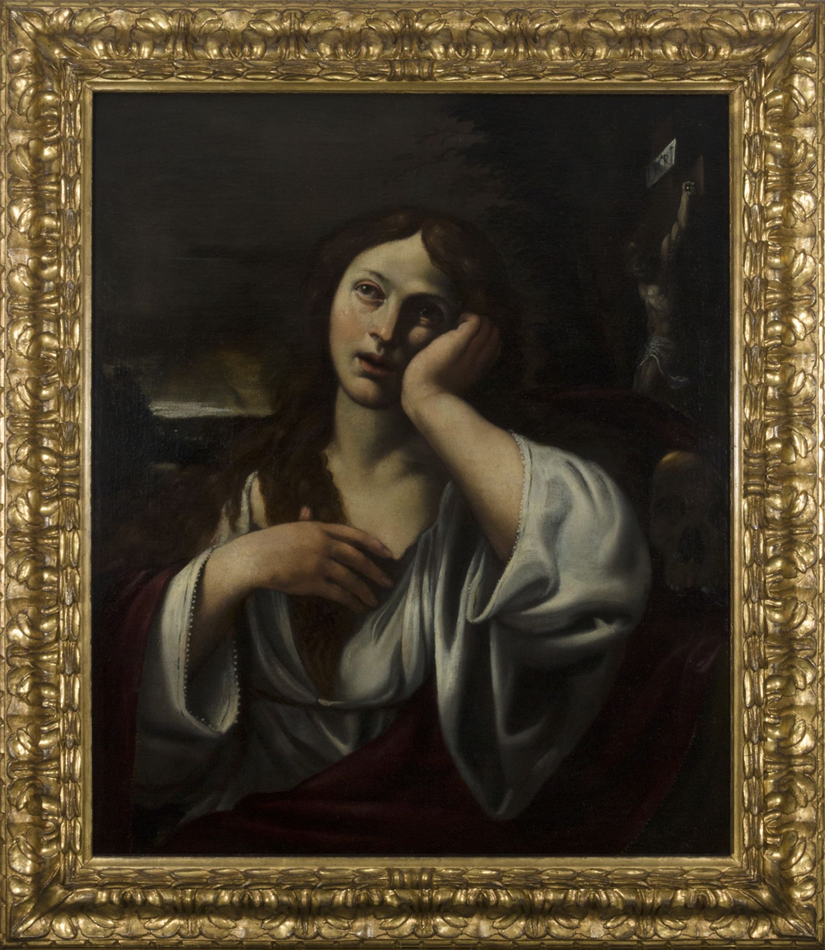 Atribuído a Ludovico Carracci (Bolonia, 1555-1619) Magdalena penitente.