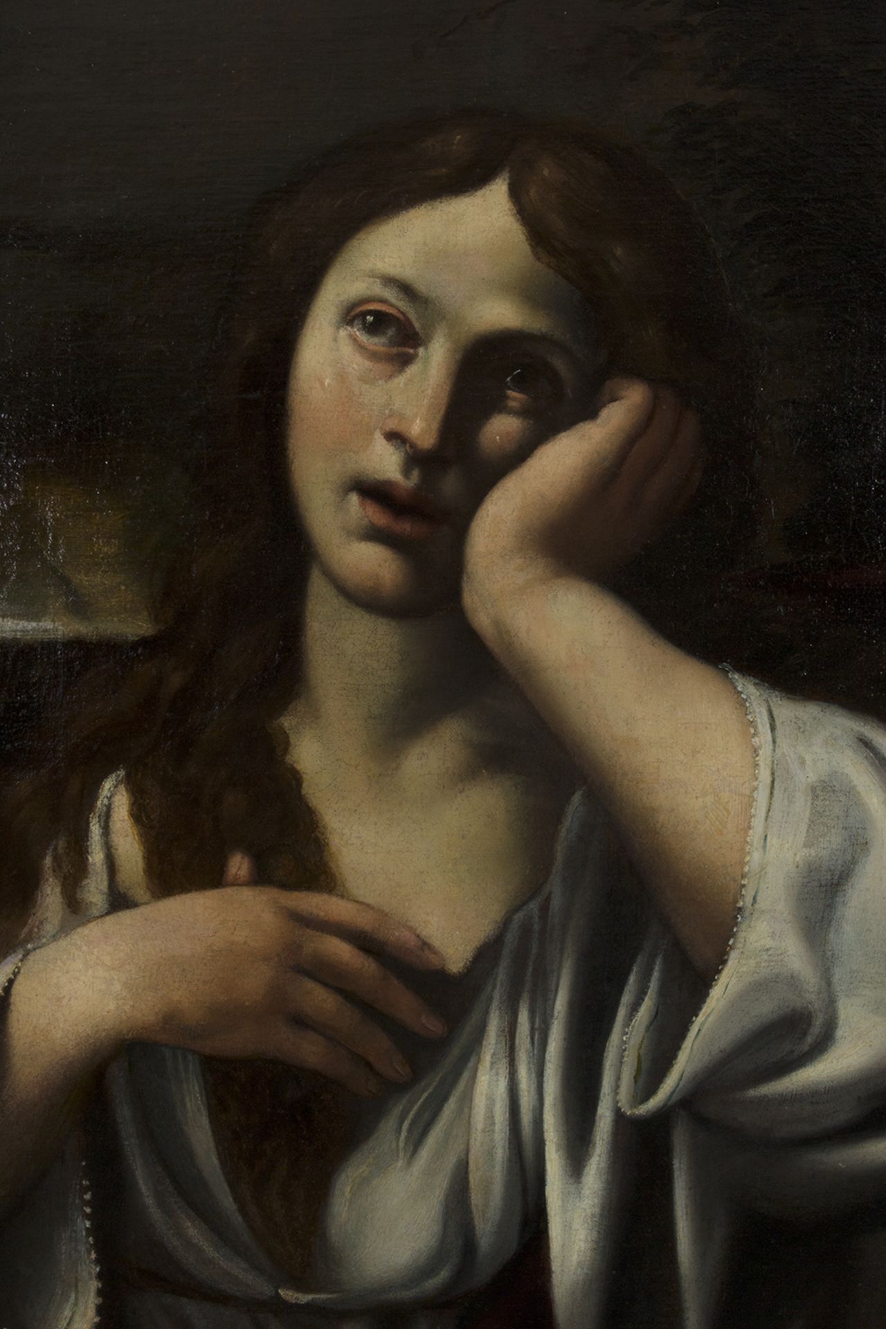 Atribuído a Ludovico Carracci (Bolonia, 1555-1619) Magdalena penitente. - Image 3 of 6