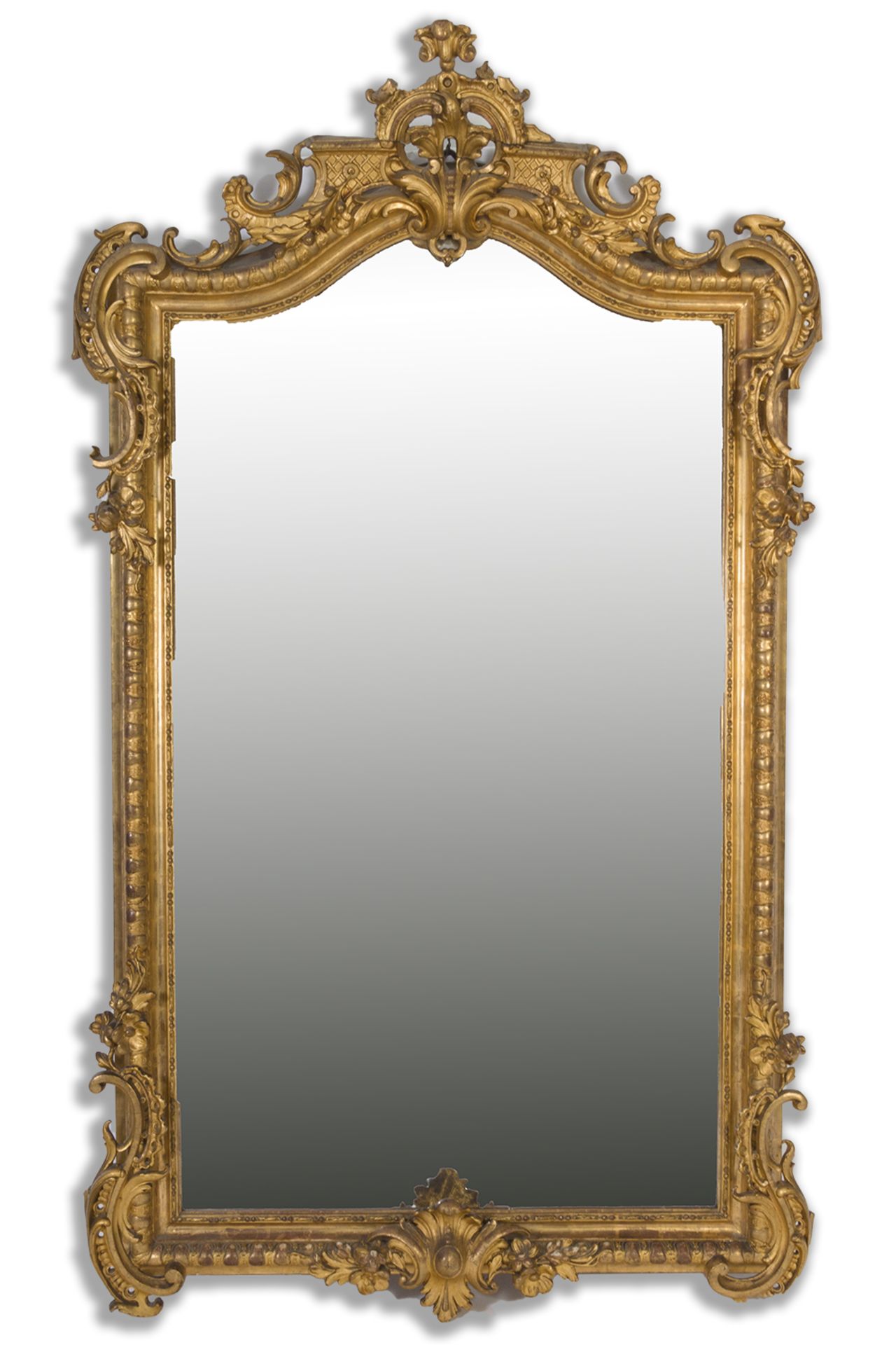 Gran espejo Napoleón III. Francia, hacia 1870.