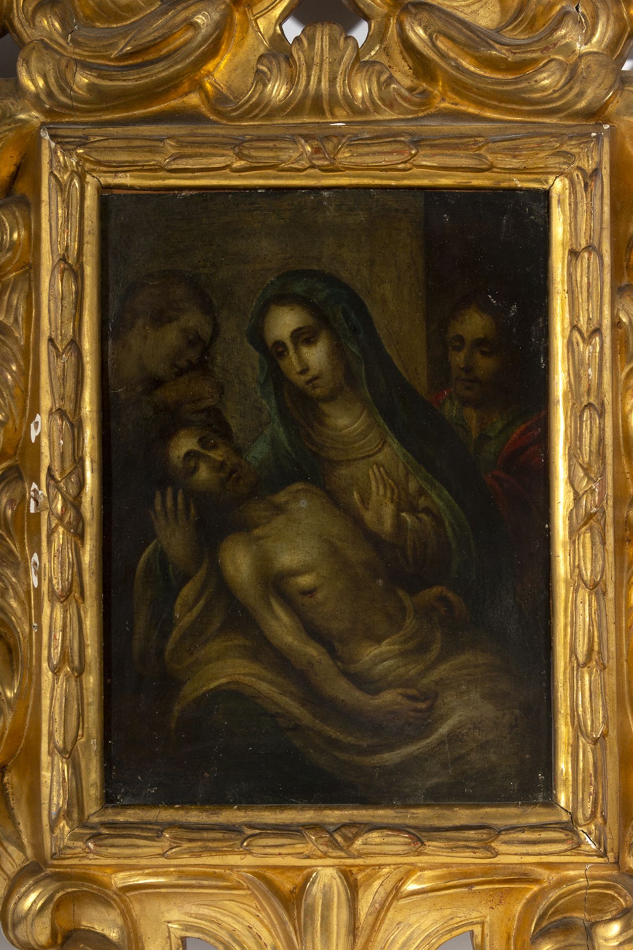 Nicolás Enríquez de Vargas (Guadalajara, 1704-1790) Lamentation over the dead Christ. - Bild 2 aus 8