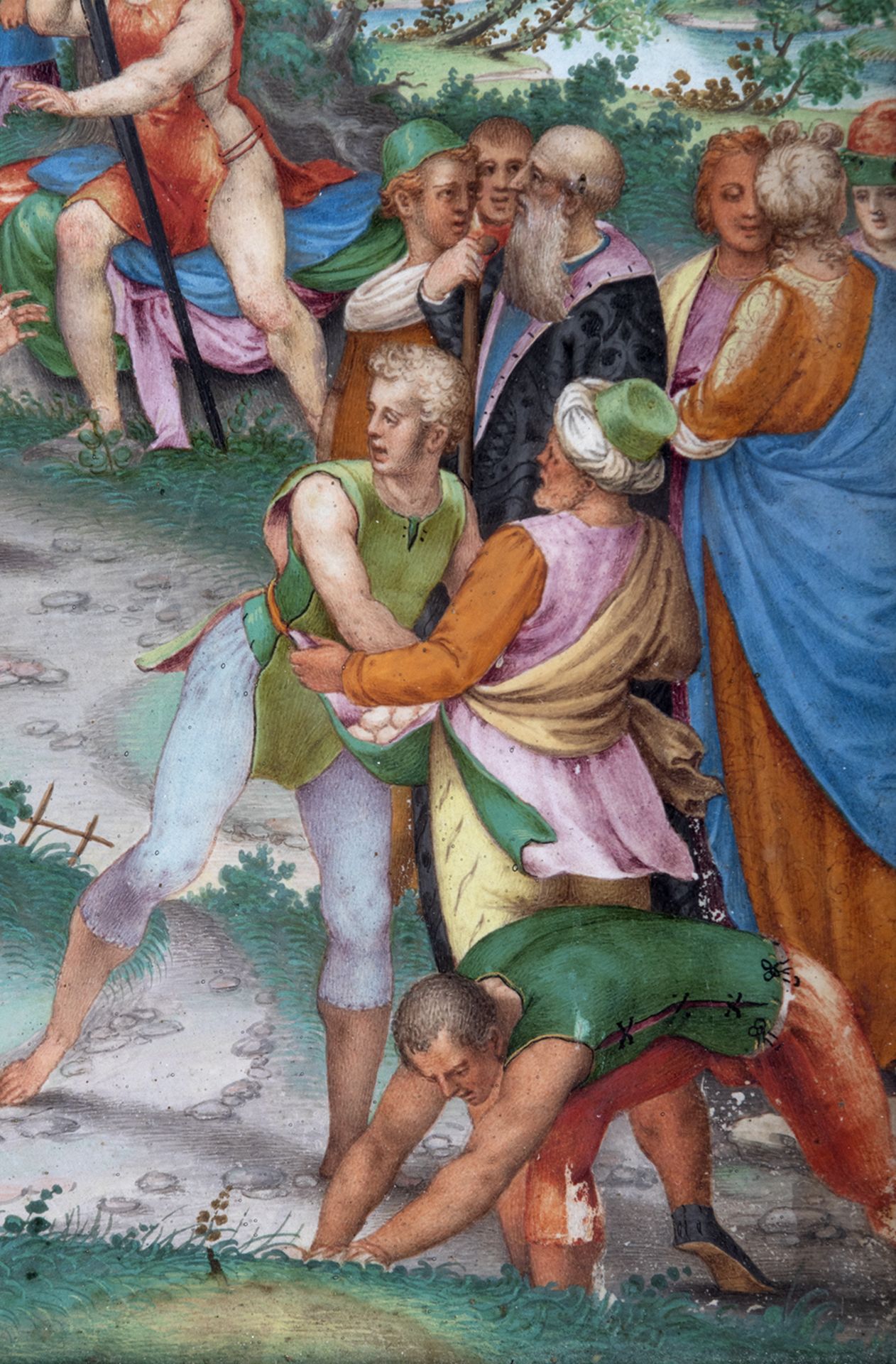 Giovanni Battista Castello "Il Genovese" (Genoa, 1549-1639) The stoning of Saint Stephen. - Image 5 of 7