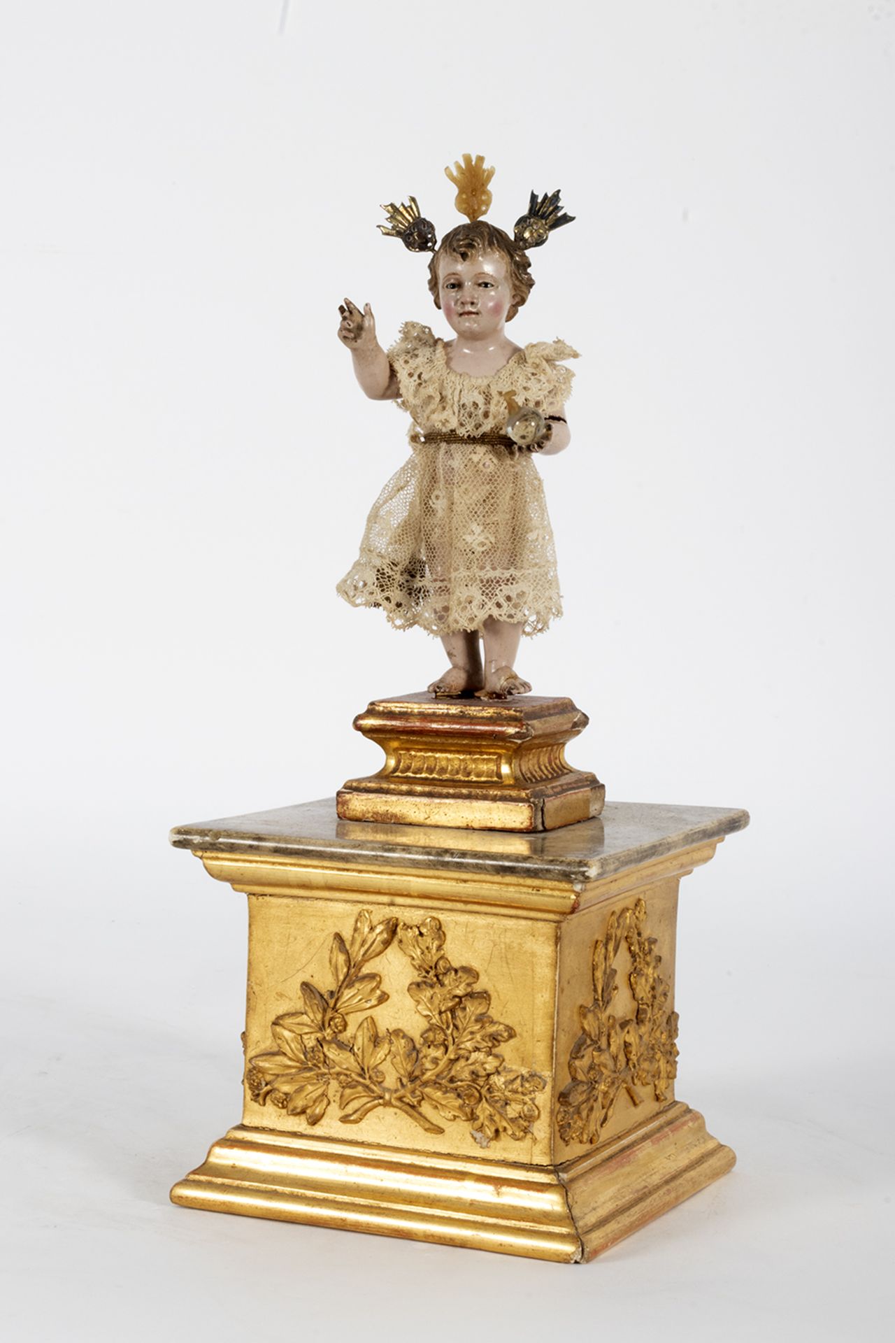 Spanish school of the 18th century. Infant Jesus of Prague. - Bild 2 aus 5