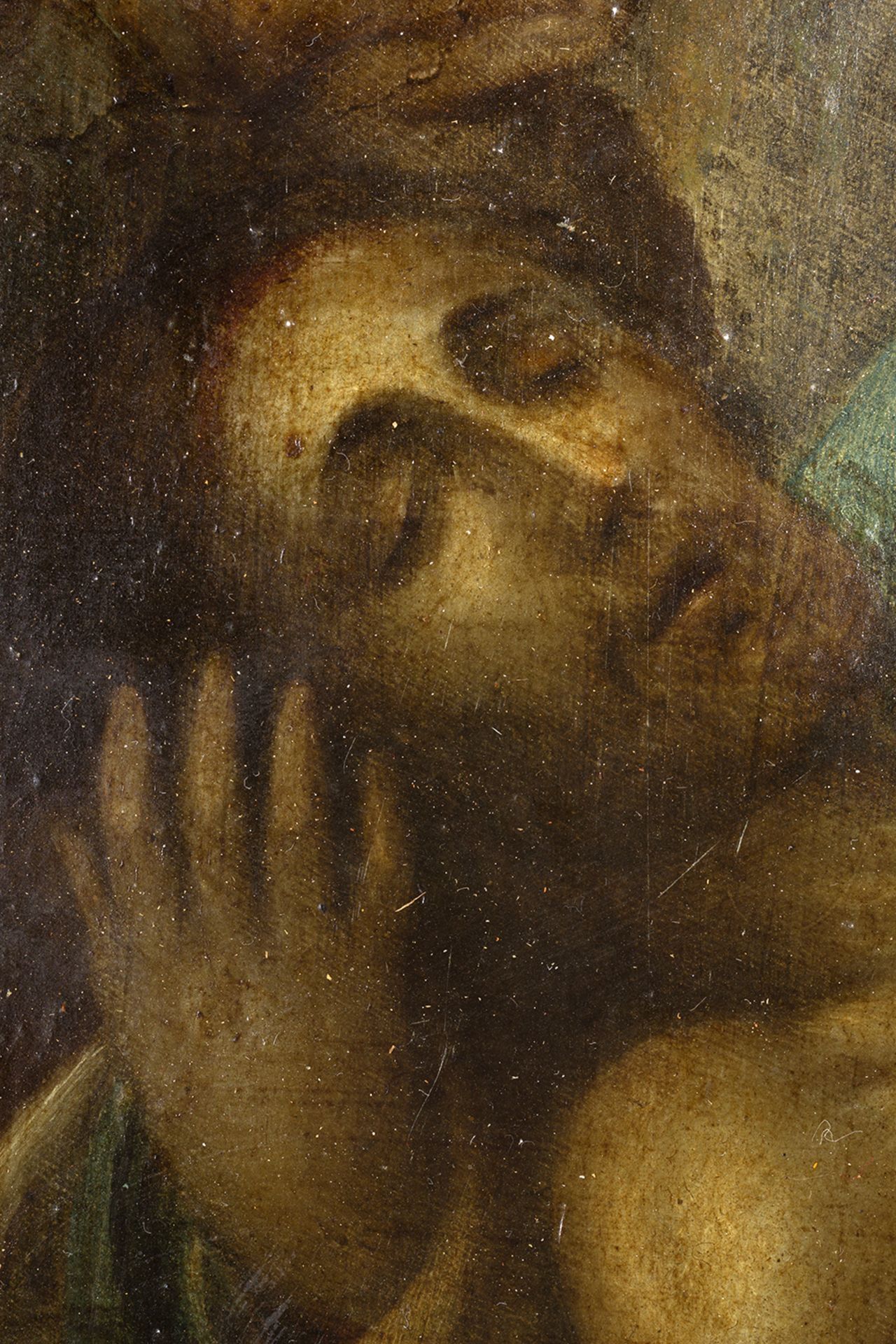 Nicolás Enríquez de Vargas (Guadalajara, 1704-1790) Lamentation over the dead Christ. - Bild 5 aus 8
