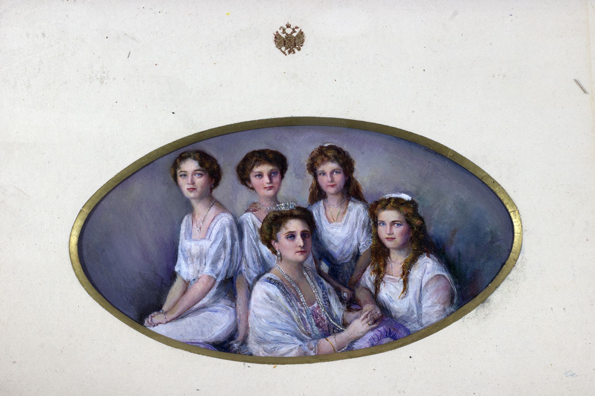 Russian school of the 20th century. The Grand Duchesses Tatiana, Olga, Anastasia and María Románova - Bild 2 aus 6