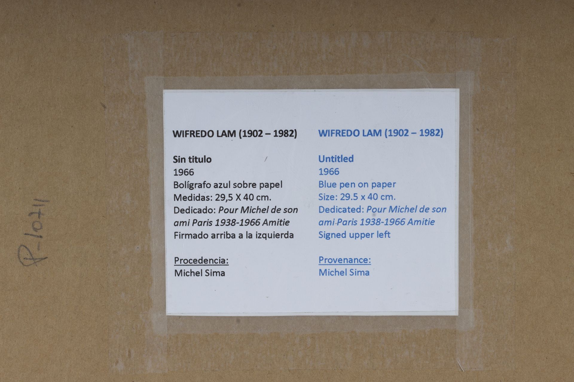 Wifredo Lam (Sagua La Grande, 1902-Paris, 1982) Untitled. - Bild 7 aus 8