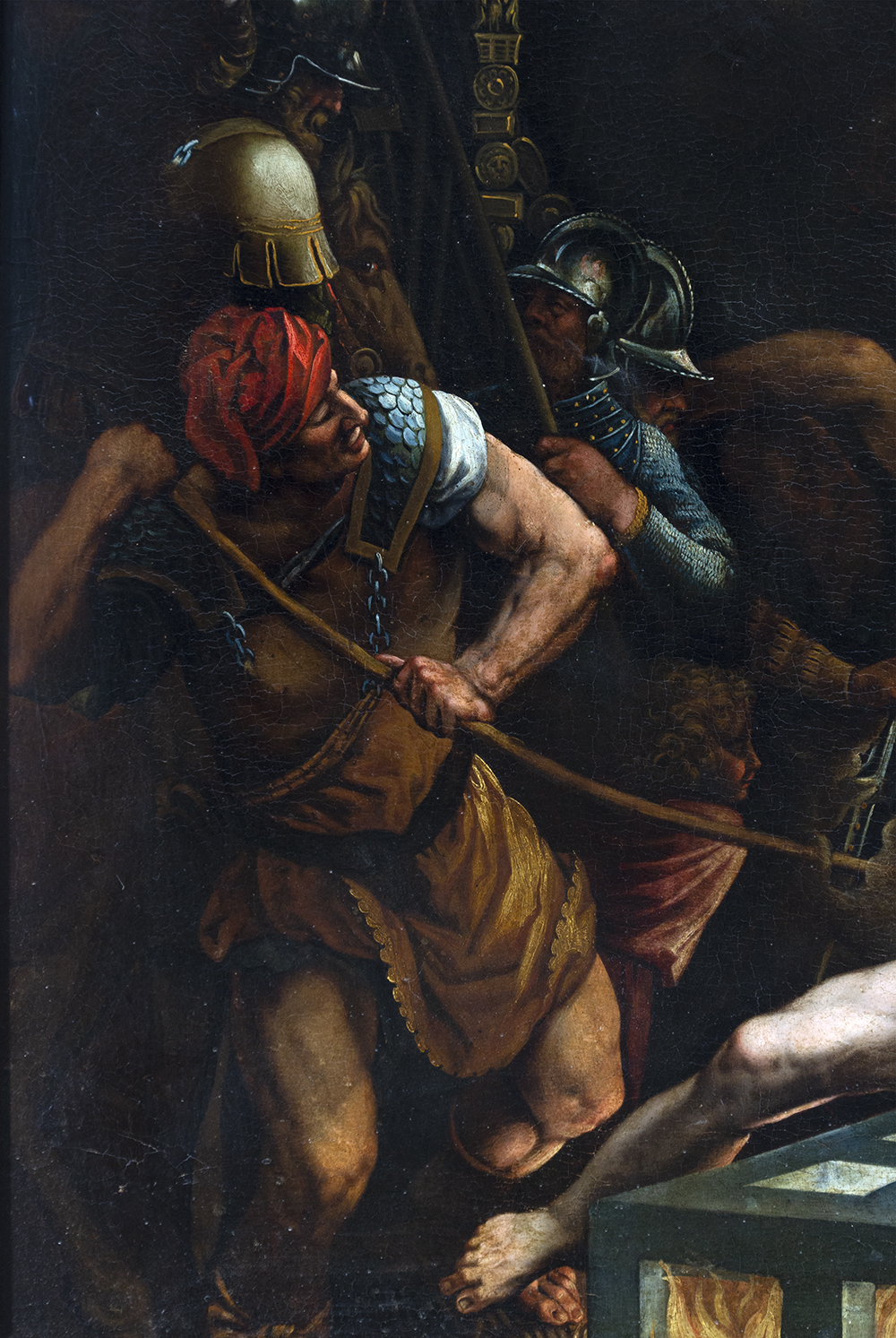 Attributed to Pellegrino Tibaldi (Puria, 1527 -Milán, 1596) Martyrdom of Saint Lawrence. - Image 4 of 7