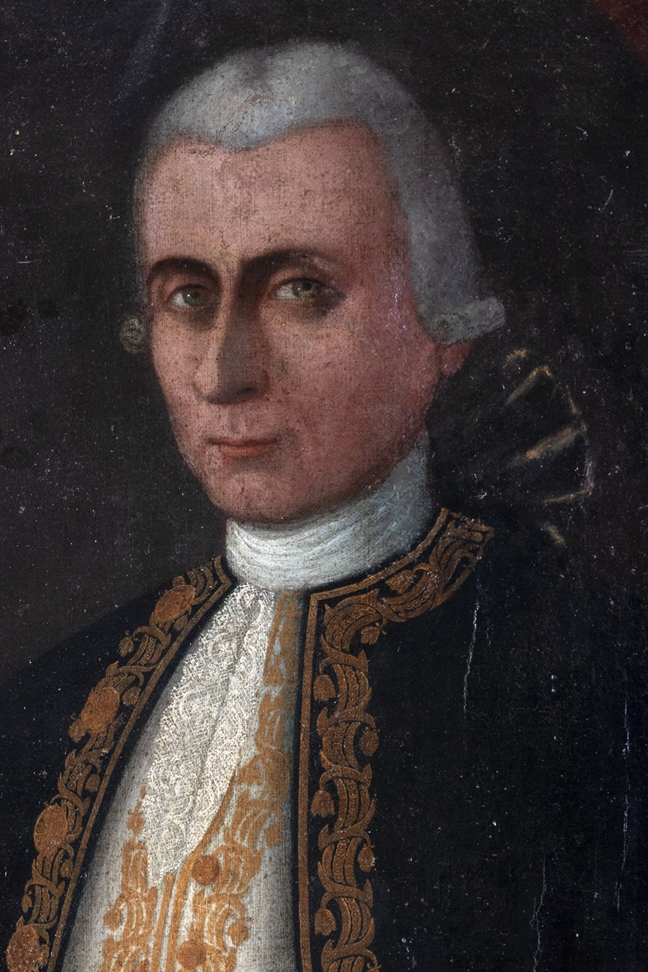 Mexico, 18th century. Portrait of Don Antonio Francisco Duran y Malave. - Bild 2 aus 4