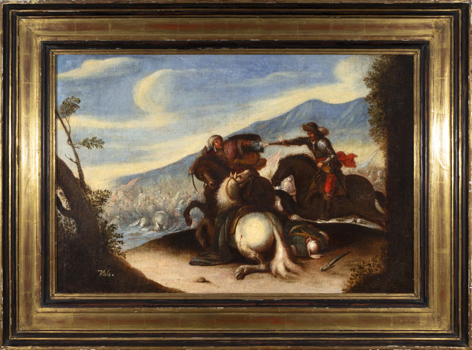 Attributed to Juan de Toledo (Lorca, 1611-Madrid, 1665) Battle of Lepanto.