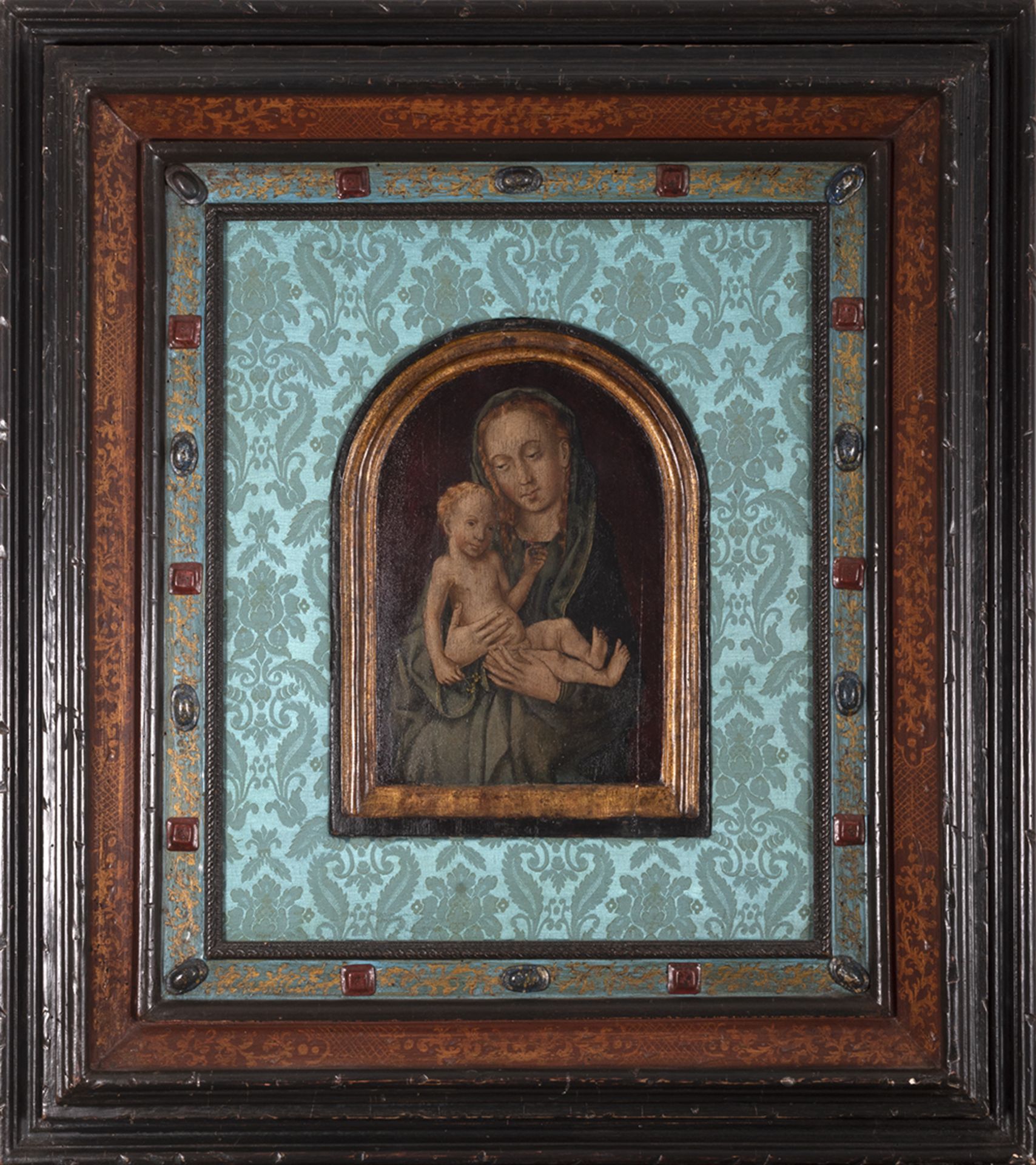 Flemish school from the 16th century. Virgin with Child.