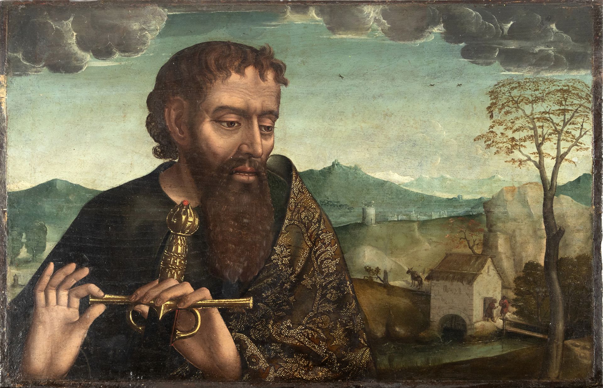 Castilian school,16th century. Saint Paul.