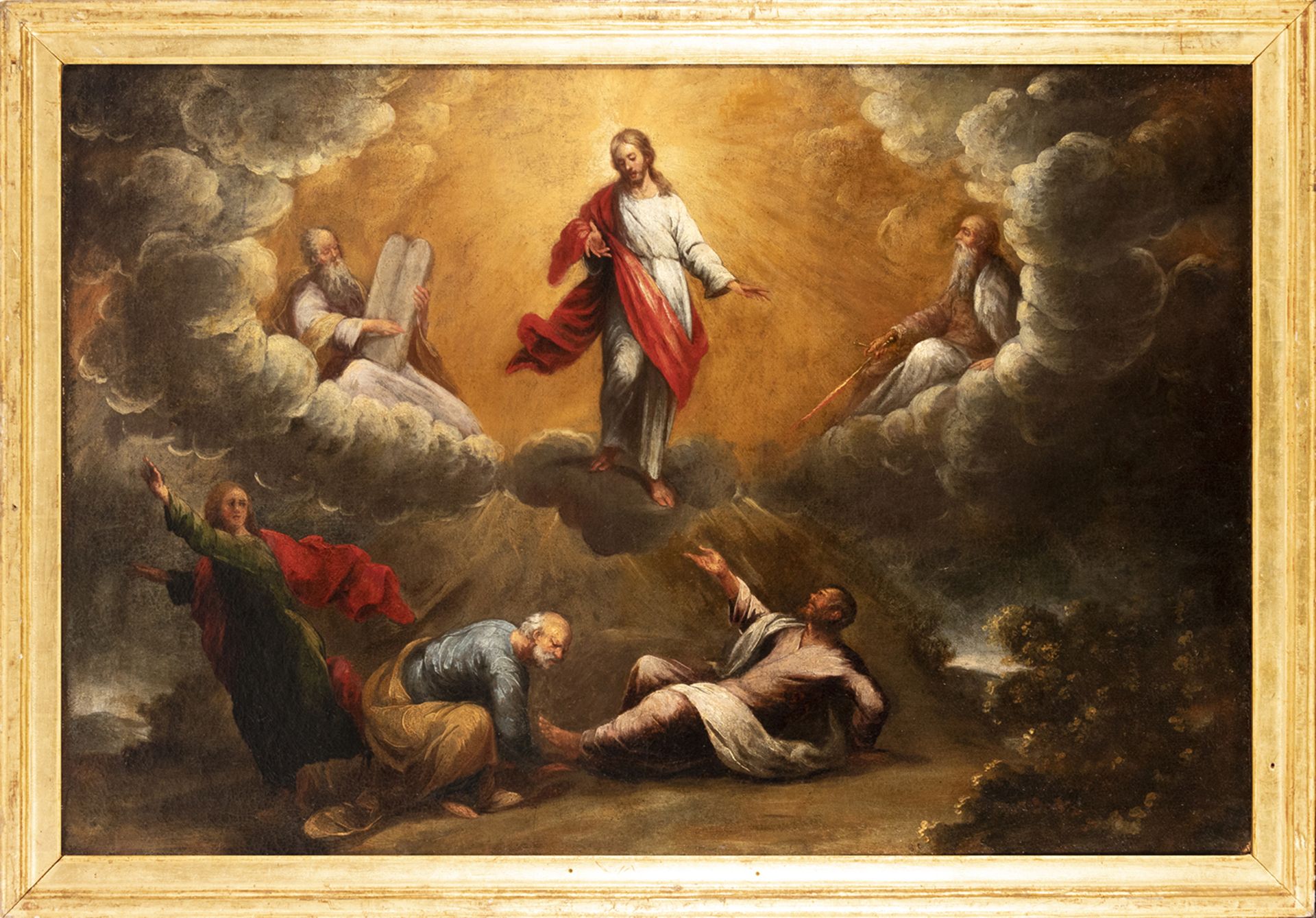 Italian school, 17th century. The Transfiguration.