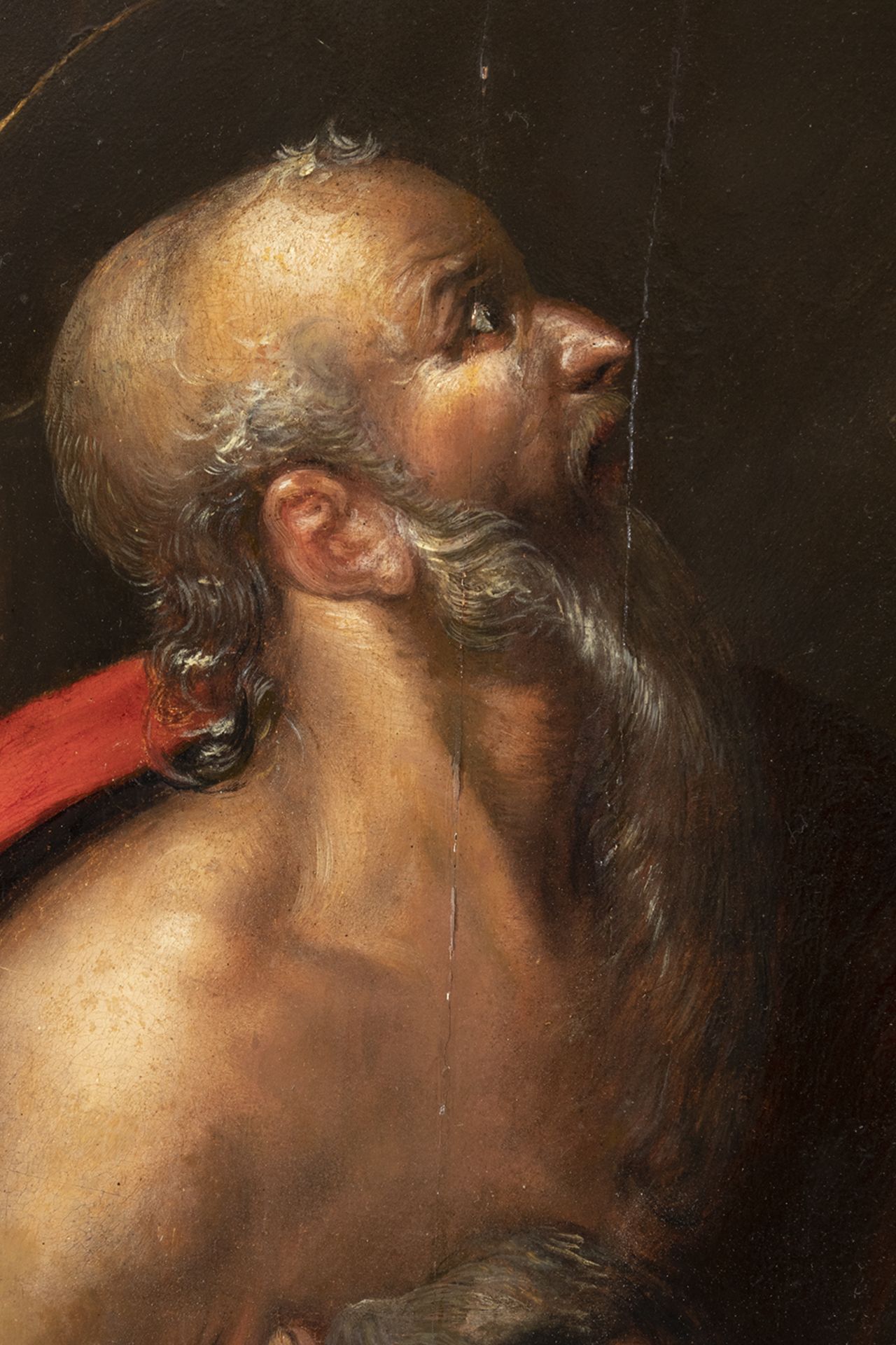 Italian school, 16th century. Saint Jerome. - Image 3 of 5