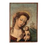 Flemish school, 16th century. Virgin with Child.