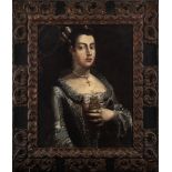 Spanish colonialschool, Mexico, 17th century.Lady portrait.