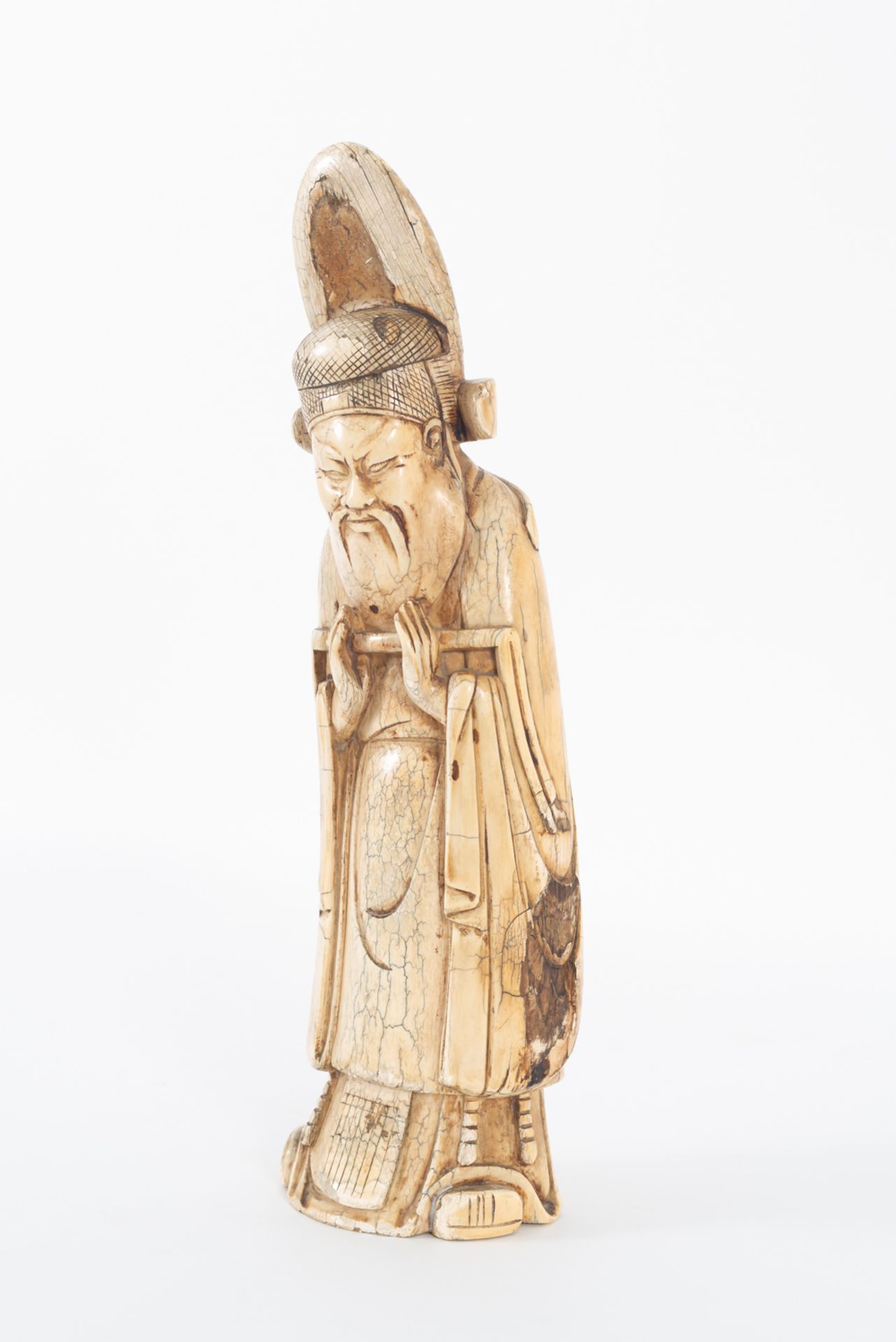 Dignitary. Carved ivory figure.  - Bild 4 aus 4