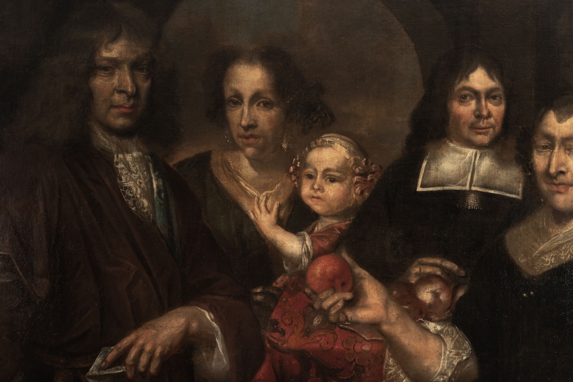 Dutch school, 17th century. Famiy portrait.  - Bild 3 aus 5