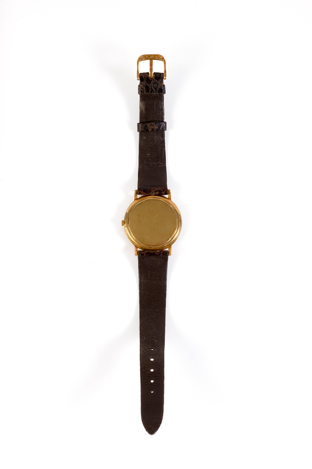 Audemars Piguet wristwatch, Gübelin model, in gold and leather strap. Automatic movement. - Image 3 of 6