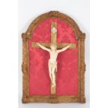 19th century French school. Crucified Christ.