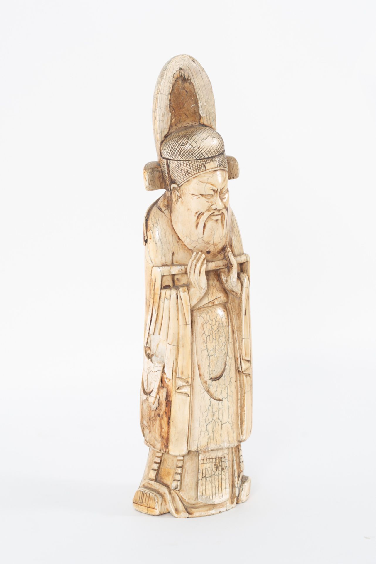 Dignitary. Carved ivory figure.  - Bild 3 aus 4