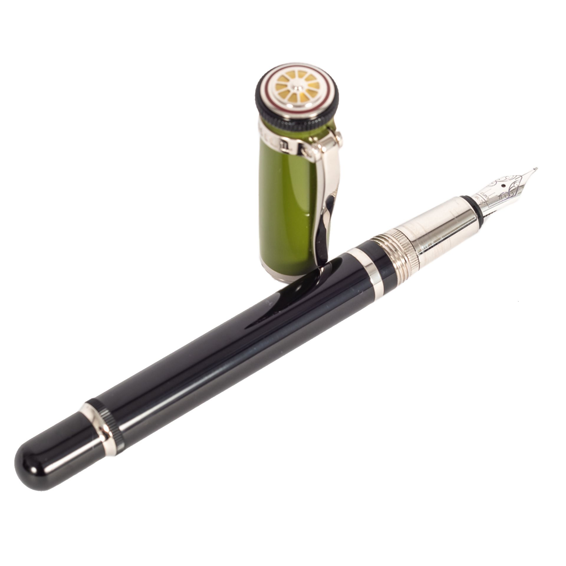 Alfred Dunhill Sentryman collection Flying Scotsman fountain pen. - Image 2 of 4