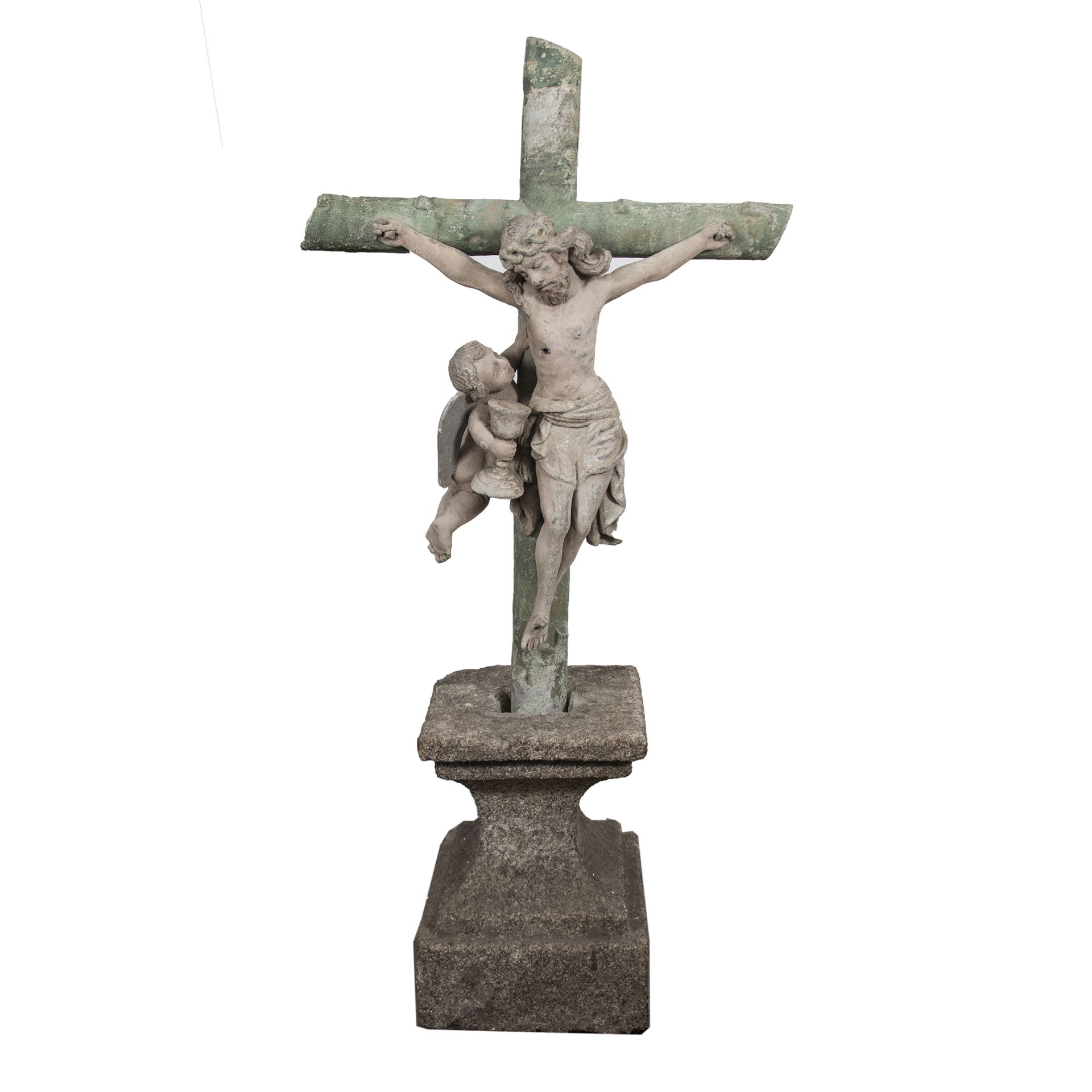 Spanish school, 18th century. Cross.