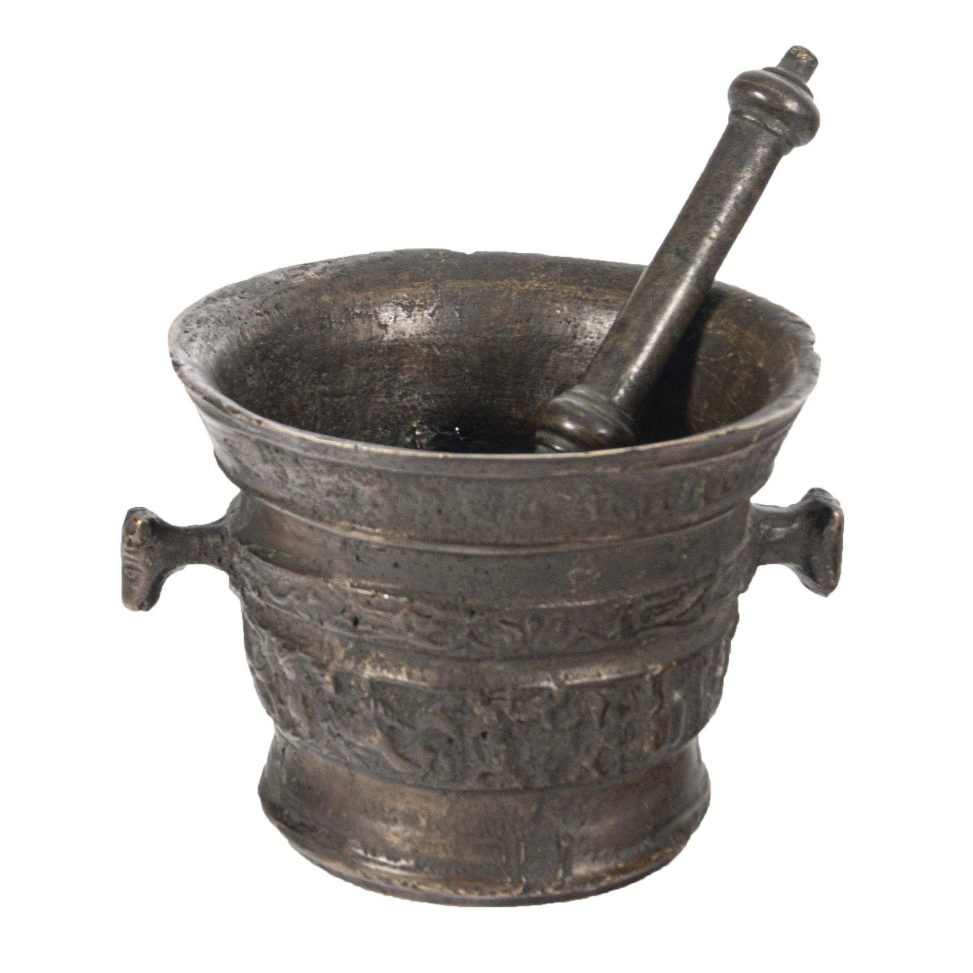 Bronze mortar, 16th century.