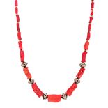 Coral root necklace.