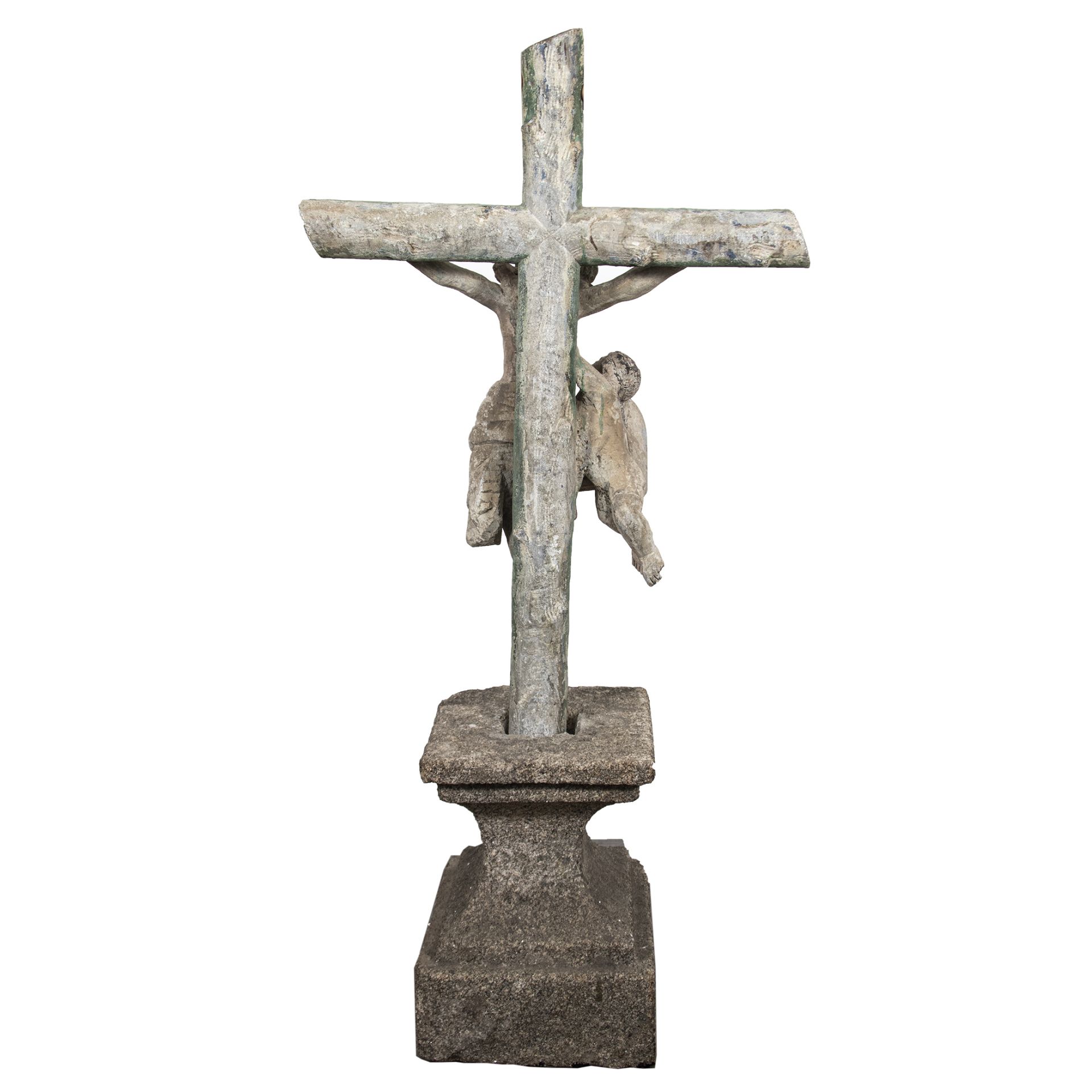 Spanish school, 18th century. Cross. - Image 3 of 3