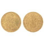 Spanish gold coin. Carlos III 1788.