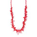 Coral root necklace.