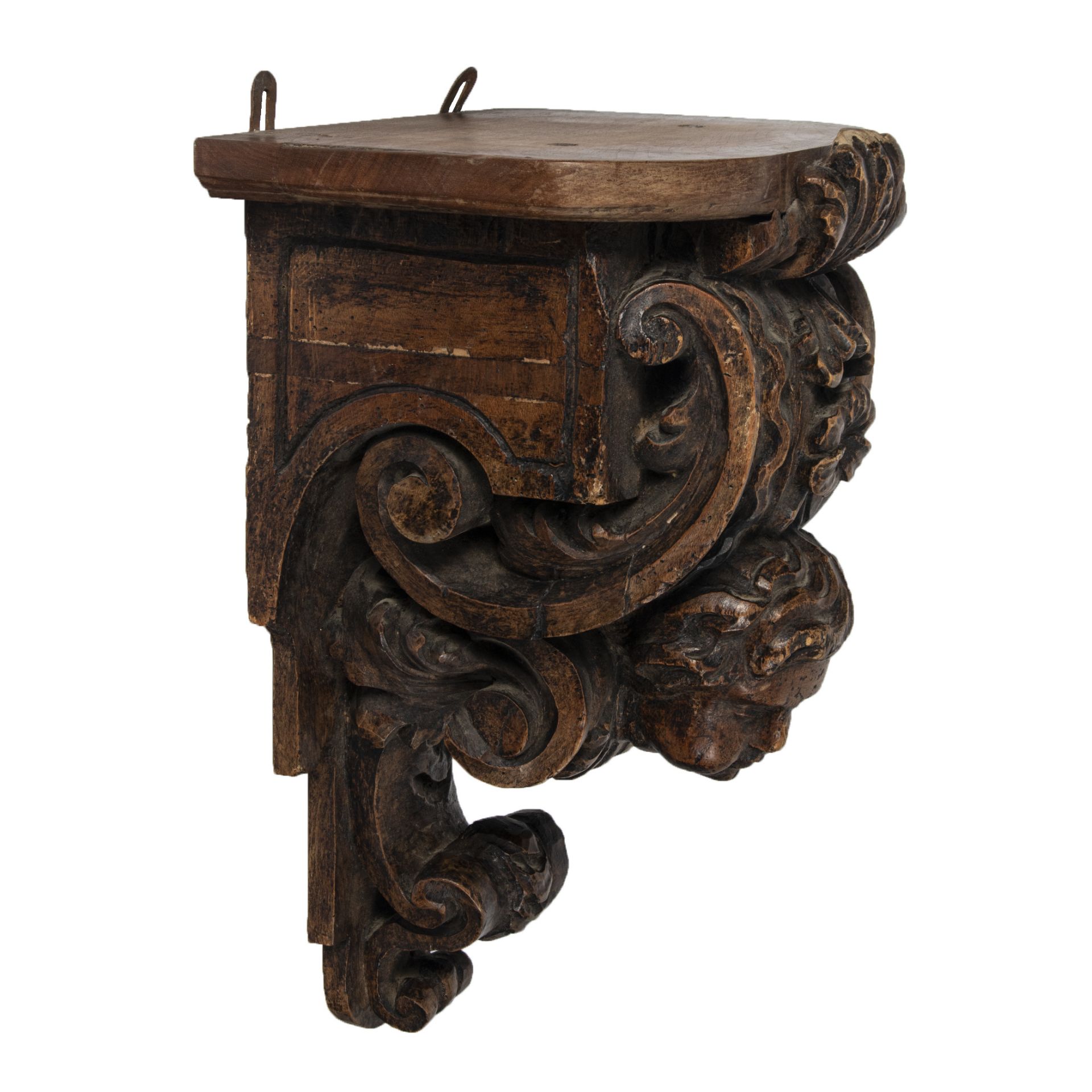 Wood bracket, 18th century. - Image 3 of 3