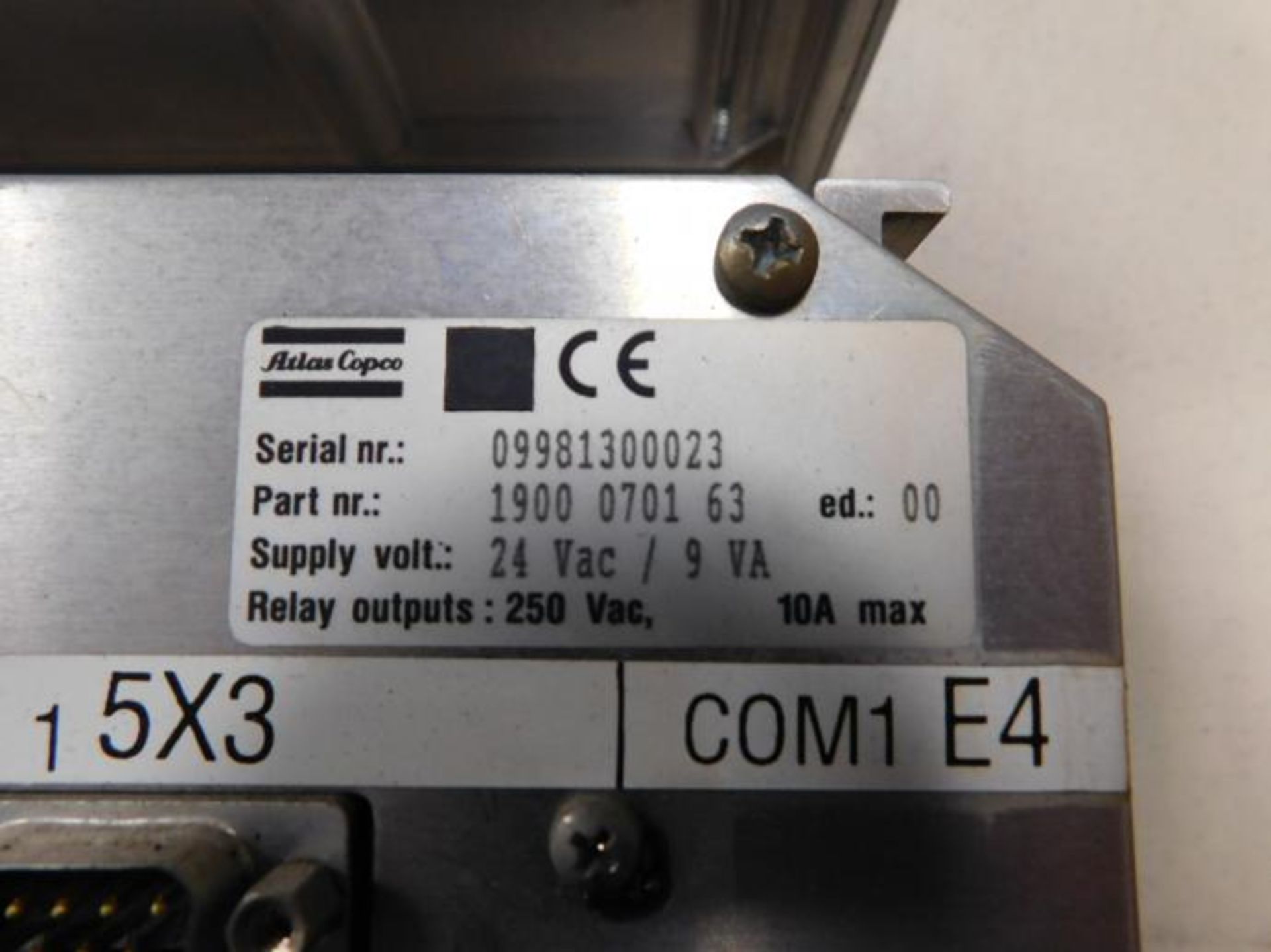 Atlas copco elektronikon control panel - Image 4 of 8