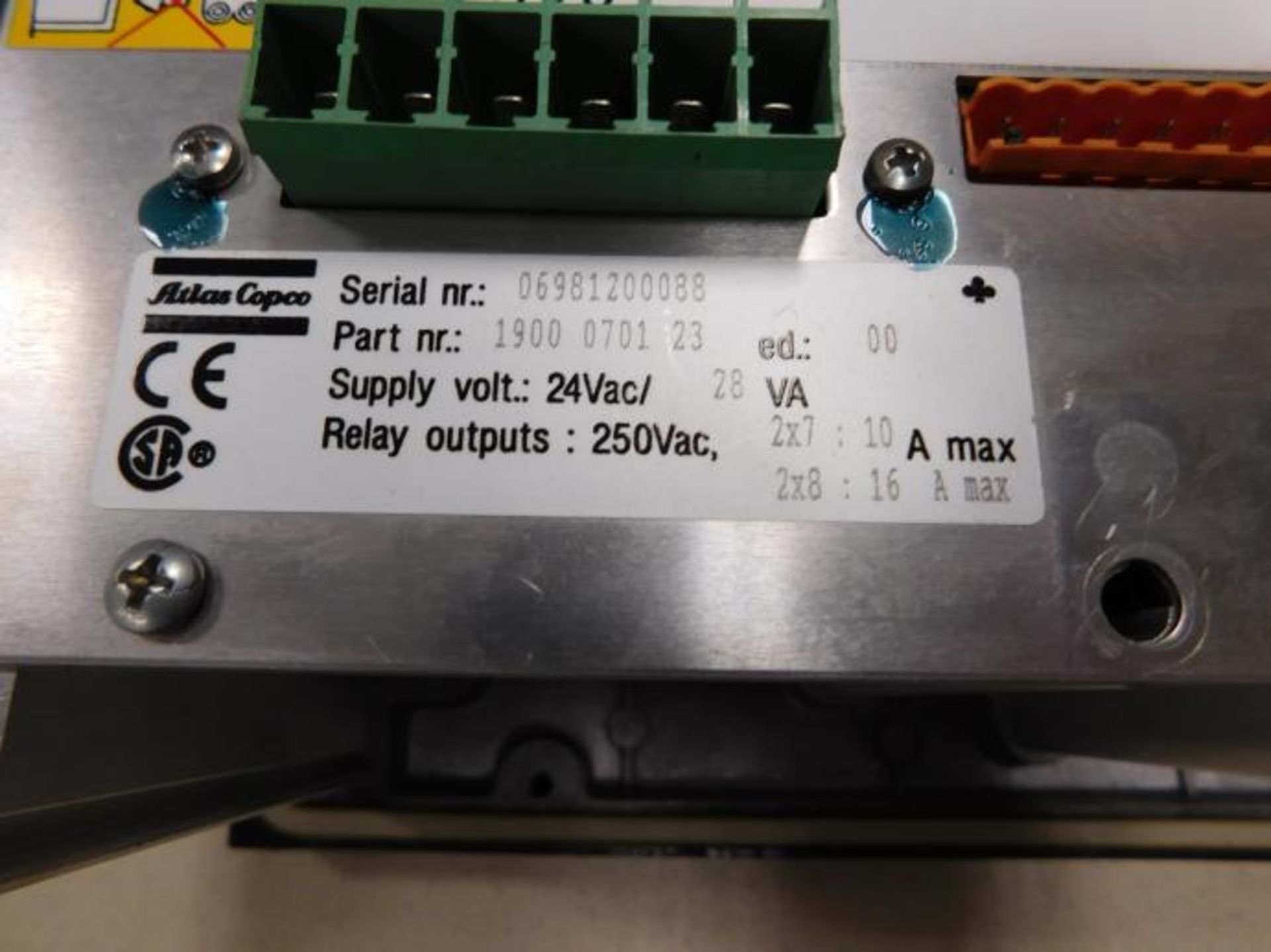 Atlas copco elektronikon control panel - Image 8 of 8