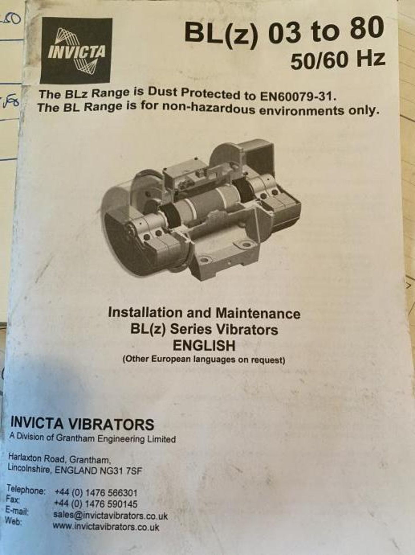 Base Mounted Electric Vibrator Motors *NEW Invicta Brand - Bild 5 aus 5