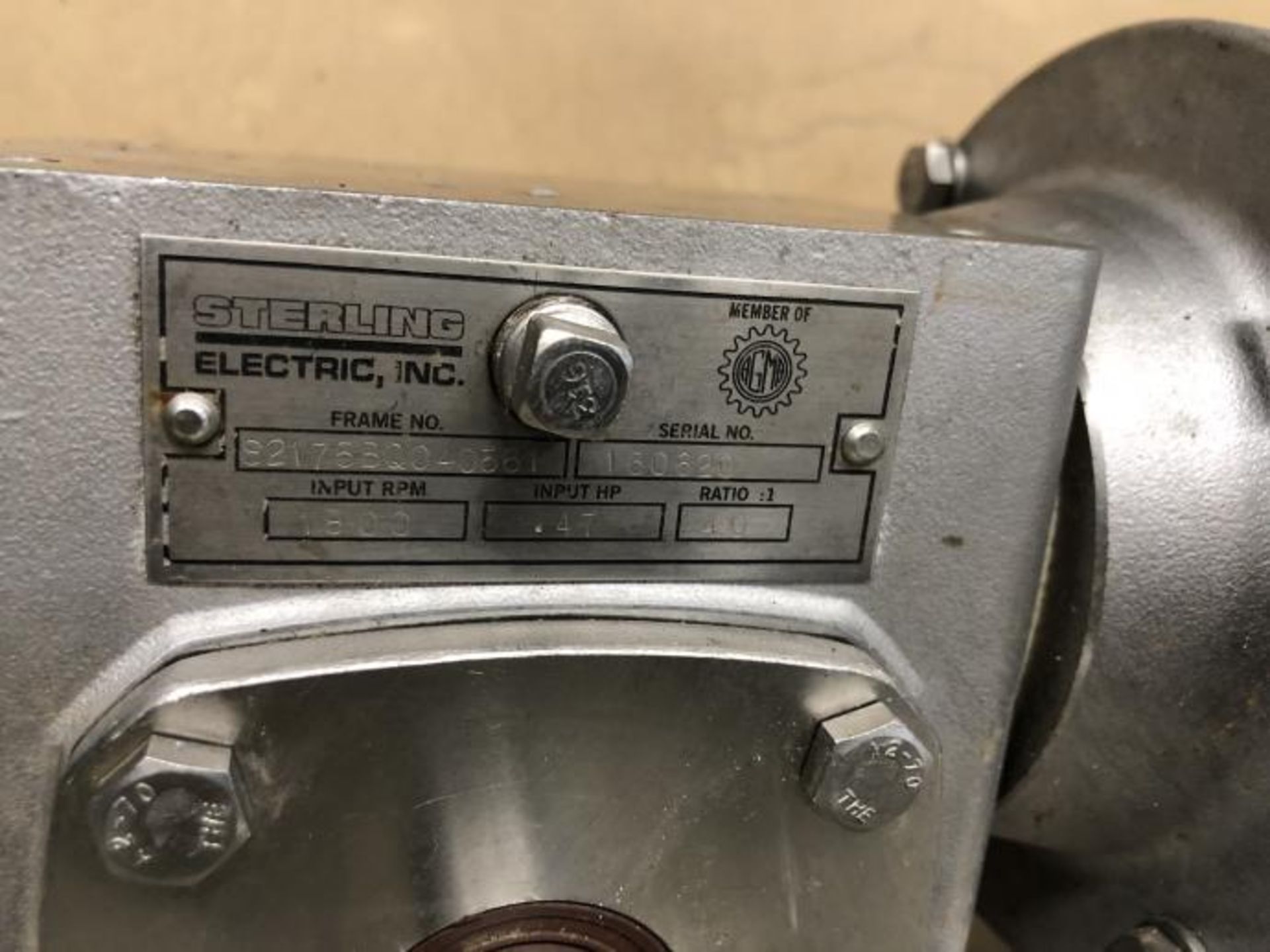 MOTOR / REDUCTER STAINLESS 90 VOLT DC - Image 3 of 3